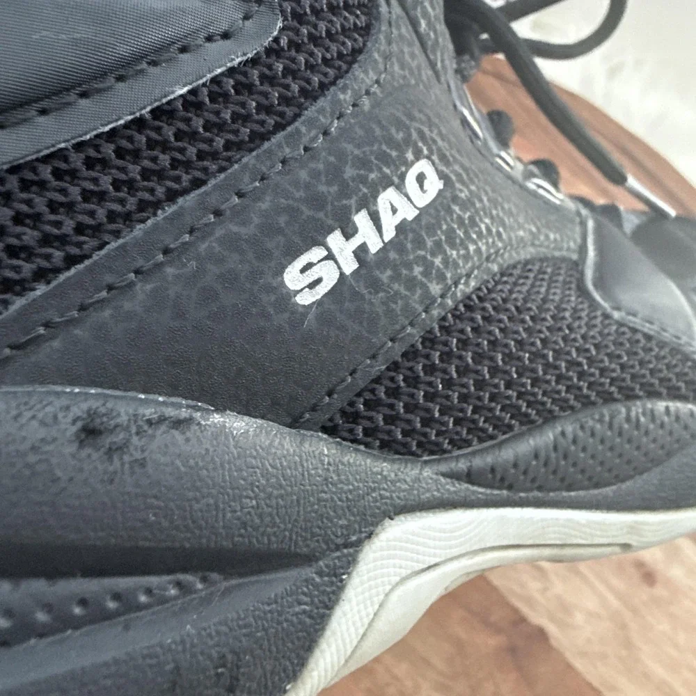 Shaq Motivate Kids Basketball Shoes Black High Top Sneakers AQ95002Y BB Size 5Y